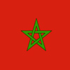 Drapeau du Maroc.